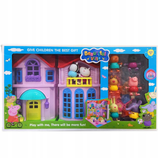 SÚPRAVA RODINNÉHO DOMKU PEPPA PIG AKC POSTAVIČE.